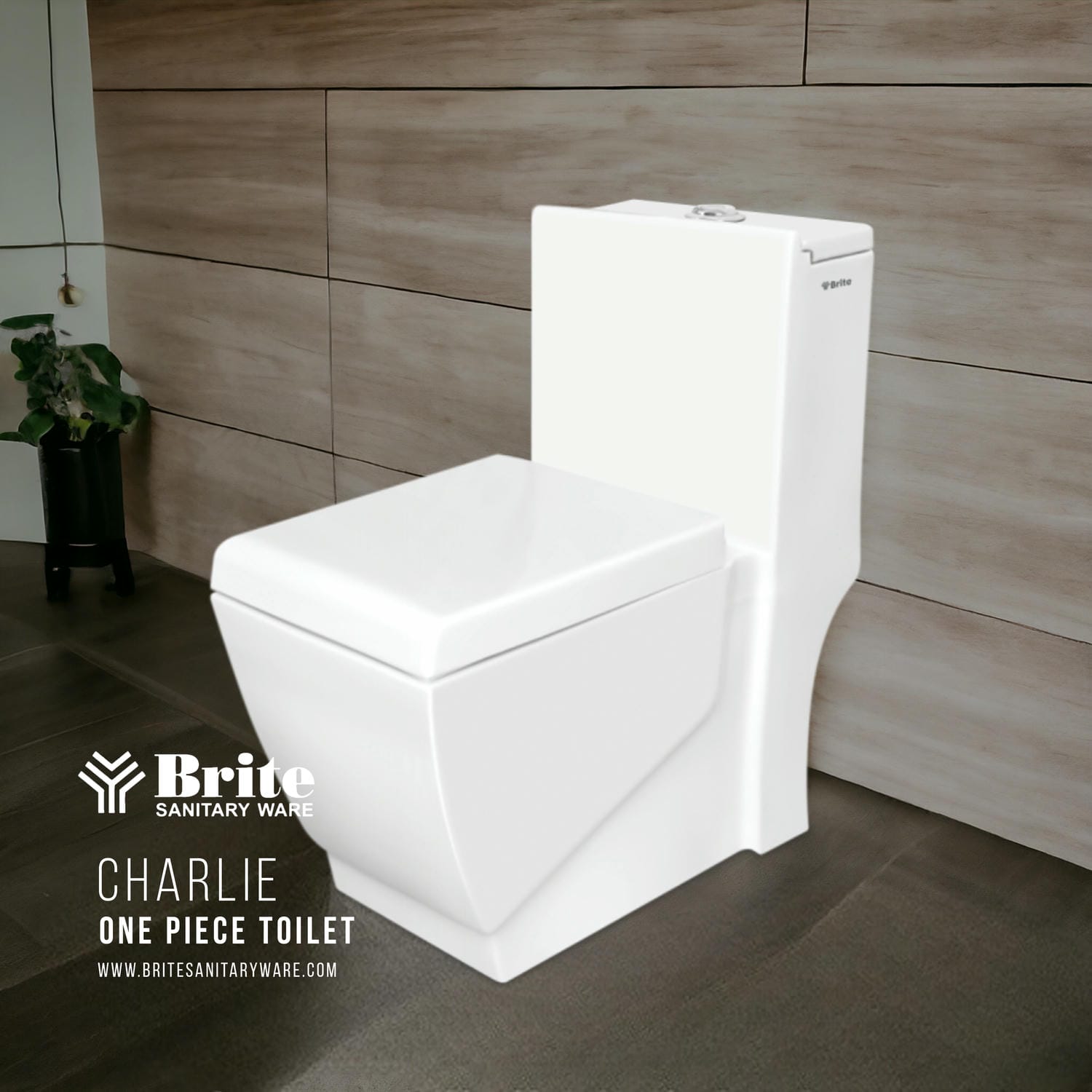 Charlie One Piece Cito by Brite Sanitary Ware