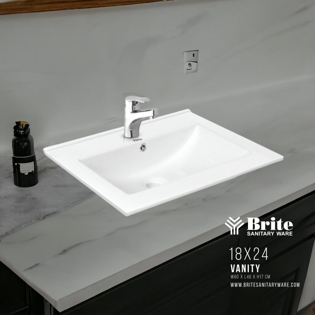 18 x 24 Under Counter Vanity by Brite Sanitary Ware