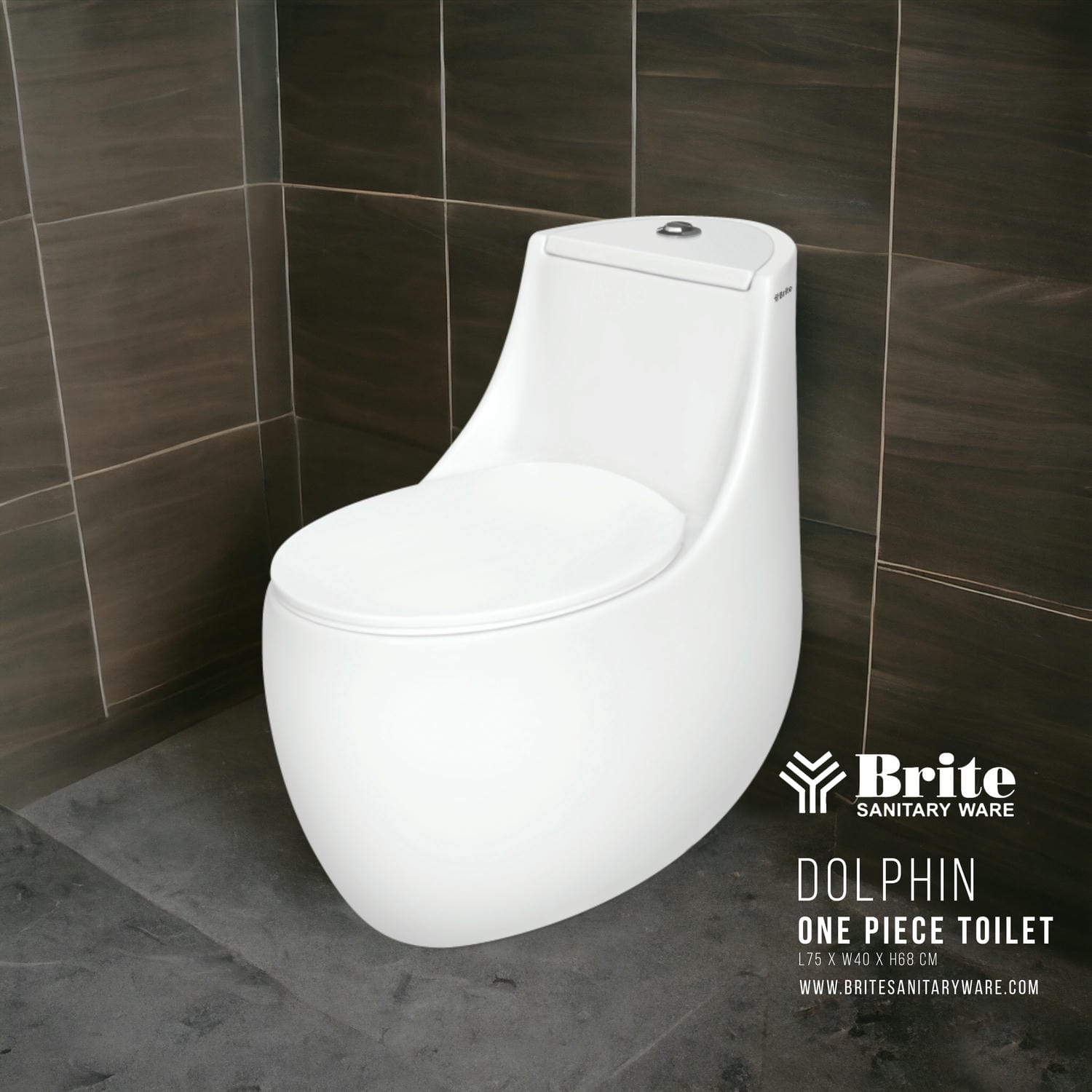 Dolphin One Piece Cito by Brite Sanitary Ware