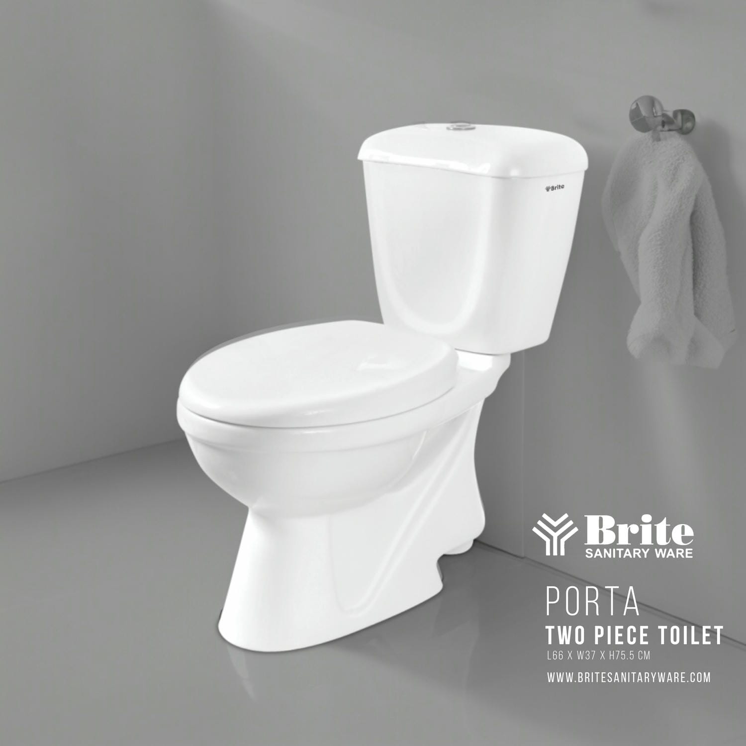 Porta Two Piece Cito by Brite Sanitary Ware