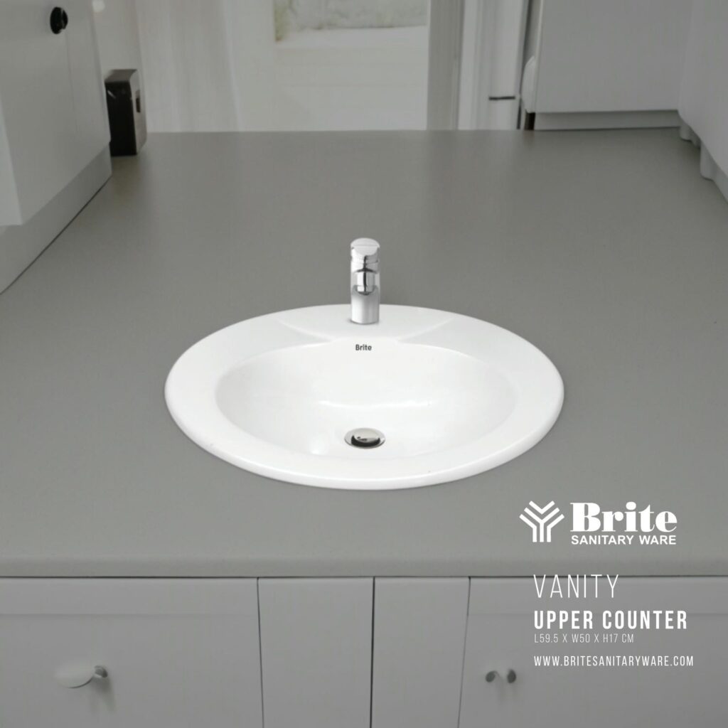 Vanity Upper Counter Vanity by Brite Sanitary Ware
